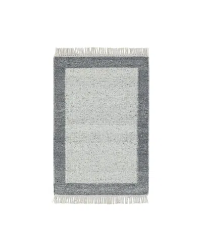 Obeetee Nu Maison Soft Border 2'x3' Area Rug In Blue