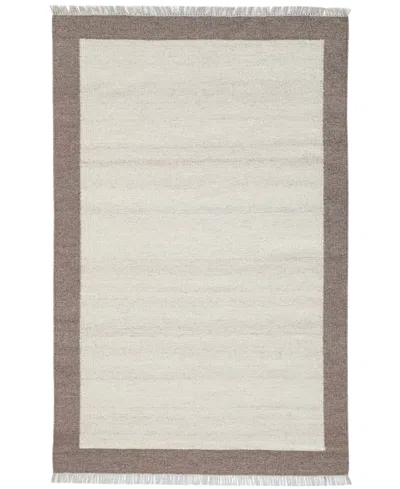 Obeetee Nu Maison Soft Border 6'x9' Area Rug In Brown