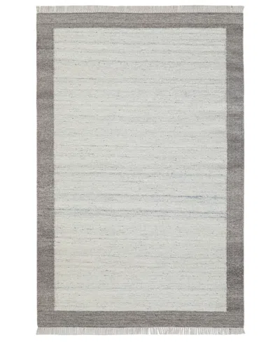 Obeetee Nu Maison Soft Border 6'x9' Area Rug In Gray