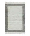 Obeetee Nu Maison Soft Border Area Rug,2'0x3'0 In Gray