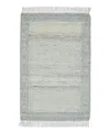 Obeetee Nu Maison Soft Border Area Rug,2'0x3'0 In Gray