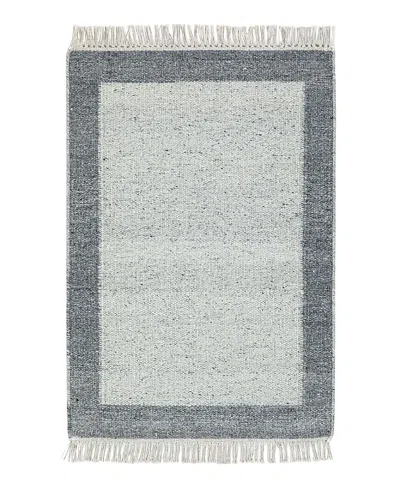Obeetee Nu Maison Soft Border Area Rug,2'0x3'0 In Gray