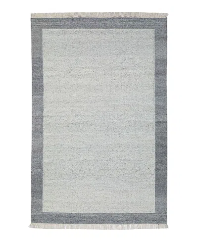 Obeetee Nu Maison Soft Border Area Rug,5'0x8'0 In Blue