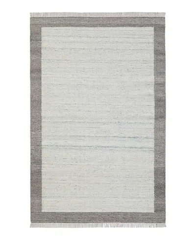 Obeetee Nu Maison Soft Border Area Rug,5'0x8'0 In Gray