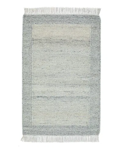 Obeetee Nu Maison Soft Border Area Rug,7'9x9'9 In Blue
