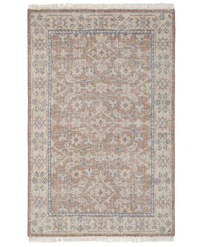 Obeetee Palace Aisha 2'6"x8' Runner Area Rug In Brown
