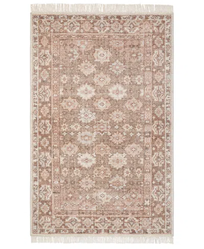 Obeetee Palace Farzana 2'x3' Area Rug In Brown