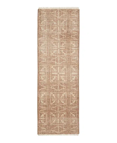 Obeetee Palace Flag Palace Flag Area Rug, 2'6 X 8' In Brown