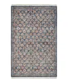 Obeetee Palace Floral Area Rug,3'0x5'0 In Blue