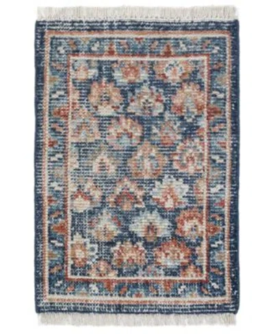 Obeetee Palace Floral Rug Collection In Blue