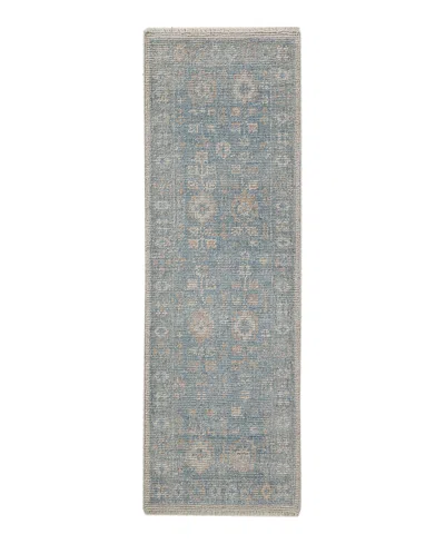 Obeetee Palace Uzma Palace Uzma Area Rug, 2'6 X 8' In Blue