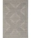 Obeetee Palace Whitley 7'9"x9'9" Area Rug In Brown
