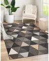 Obeetee Plaza Rug In Gray