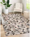 Obeetee Plaza Rug In Gray