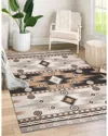 Obeetee Plaza Rug In Neutral