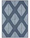 Obeetee Power Loomed Nimes Rug In Blue