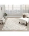 Obeetee Power Loomed Nimes Rug In White