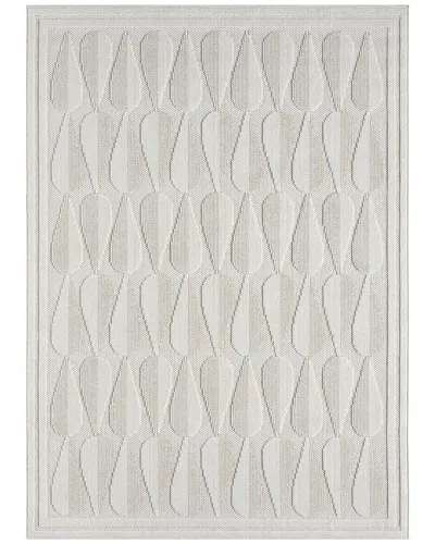 Obeetee Power Loomed Nimes Rug In White