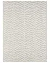 Obeetee Power Loomed Nimes Rug In White
