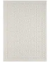 Obeetee Power Loomed Nimes Rug In White