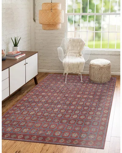 Obeetee Reverie Wool Rug In Red