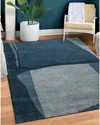 Obeetee Salina Wool Rug In Blue