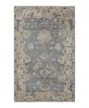 Obeetee Shirin Leif Area Rug,5'0x8'0 In Blue