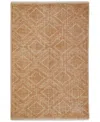 Obeetee Sienna Marie 7'9"x9'9" Area Rug In Brown