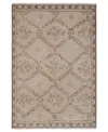 Obeetee Sienna Paul 7'9"x9'9" Area Rug In Brown