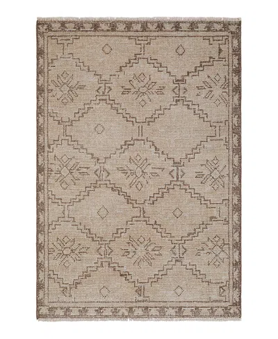 Obeetee Sienna Paul Area Rug,7'9x9'9 In Brown