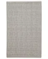 Obeetee Sienna Row 2'6"x8' Runner Area Rug In Gray