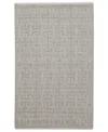 Obeetee Sienna Row Area Rug,8'9x11'9 In Gray