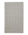 Obeetee Sienna Row Area Rug,7'9x9'9 In Gray