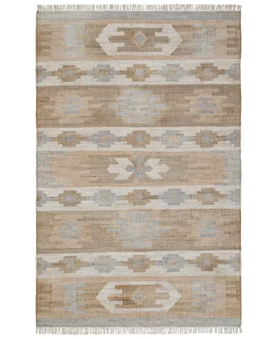 Obeetee Sona Hizri 7'9"x9'9" Area Rug In Brown