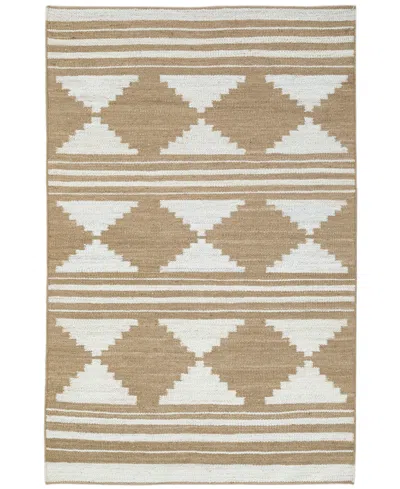 Obeetee Sona Idris 7'9"x9'9" Area Rug In Brown