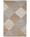 Obeetee Sona Mabel 2'6"x8' Runner Area Rug In Brown