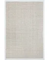 Obeetee Sona Textured 3'x5' Area Rug In White