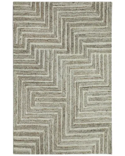 OBEETEE OBEETEE TABLE TUFTED DUNES WOOL RUG