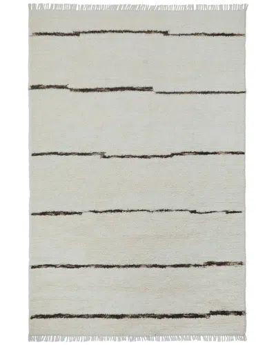 Obeetee Table Tufted Turin Wool Rug In White