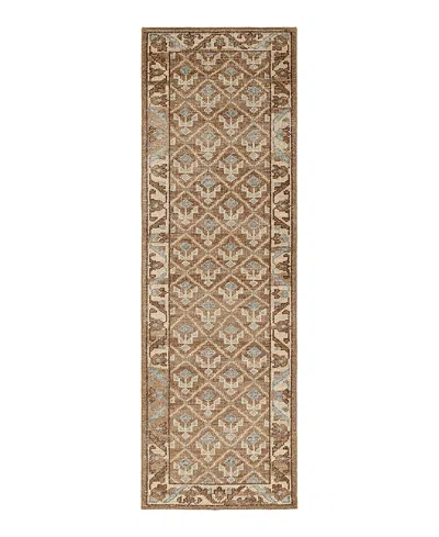 Obeetee Tuscany Bouti Tuscany Bouti Area Rug, 2'6 X 8' In Brown