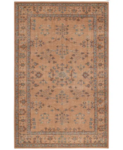 Obeetee Tuscany Eleanor 3' X 5' Area Rug In Brown