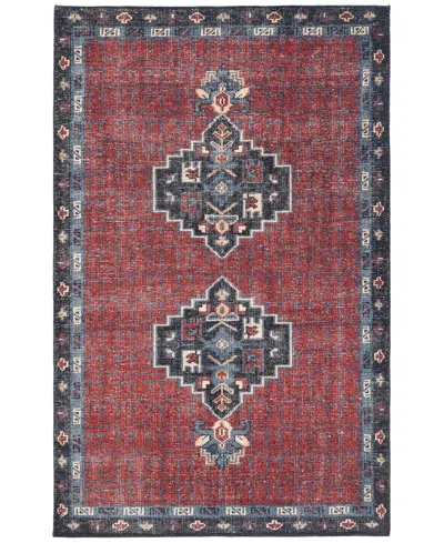 Obeetee Tuscany Eza 8'9"x11'9" Area Rug In Red