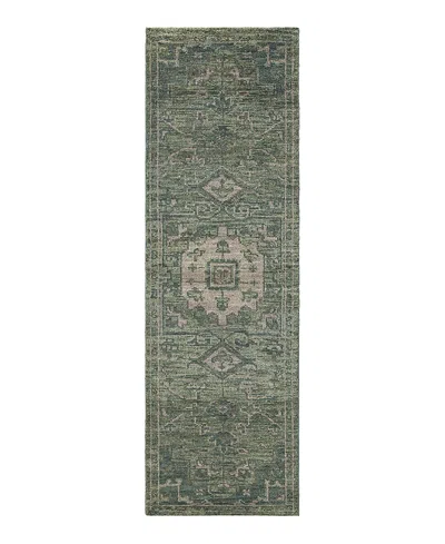 Obeetee Tuscany Mariyah Tuscany Mariyah Area Rug, 2'6 X 8' In Green