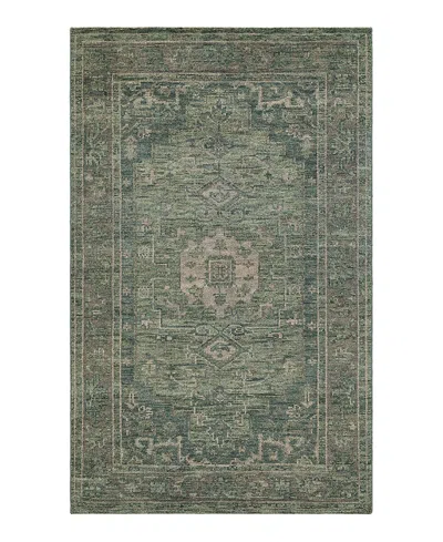 Obeetee Tuscany Mariyah Tuscany Mariyah Runner Area Rug, 3' X 5' In Green