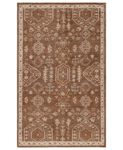 Obeetee Tuscany Morissa 5' X 8' Area Rug In Brown