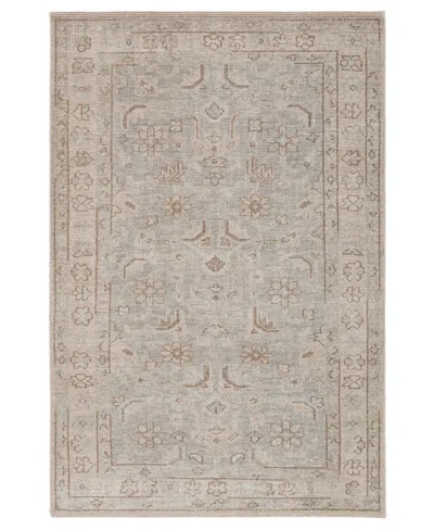 Obeetee Tuscany Nima 2'6"x8' Runner Area Rug In Gray