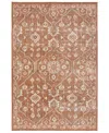 Obeetee Tuscany Olivia 2'6"x8' Runner Area Rug In Brown