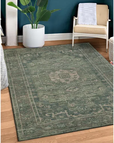 Obeetee Tuscany Wool Rug In Green