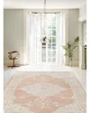 Obeetee Tuscany Wool Rug In Pink