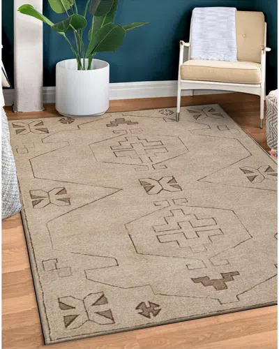 Obeetee Vesper Wool Rug In Neutral